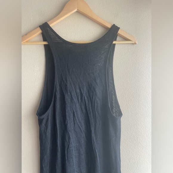 Zara Collection Women Black Sheer Tank Shirt Dress Size Medium - Picture 6 of 9